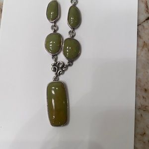 Barse necklace sterling and natural stone